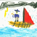 Julia, 8: "Der fliegende Holländer auf stürmischer See"